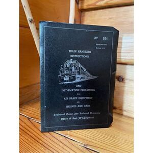 Vintage Train Book   